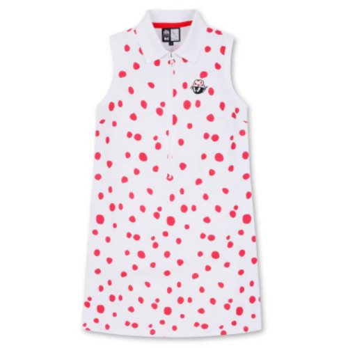 WAAC 달마시안 패턴 폴로 드레스 WWTCX24313REX