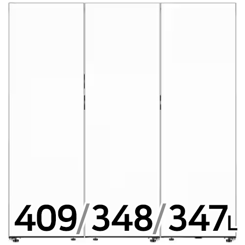 삼성전자 비스포크 키친핏 에센셜 RR40C7905AP + RZ34C7805AP + RQ34C7915AP (화이트)