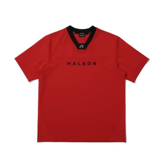 말본골프  하이브리드 우븐 반팔 피스테 M4221PPI23RED