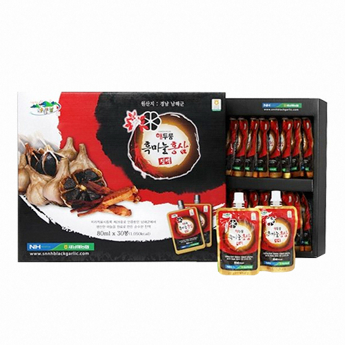 새남해농협 해두룸 흑마늘 홍삼 진액 80ml 30포