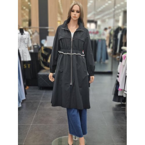 에고이스트 핏앤 플레어 롱 점퍼 EQ2JC405