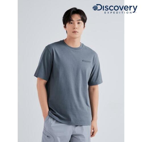디스커버리익스페디션 메인크루 제주 리사이클 그래픽 티셔츠 DXRS7U043-GRD