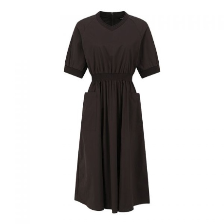 올젠 여성 브이넥 우븐 원피스 ZLE2OO2303