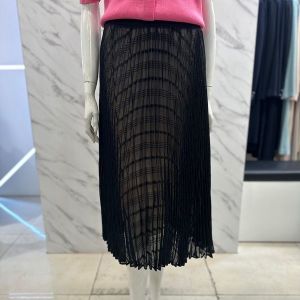 미니멈 여성 시스루 플리츠 클로시 스커트 MXBAWS3260