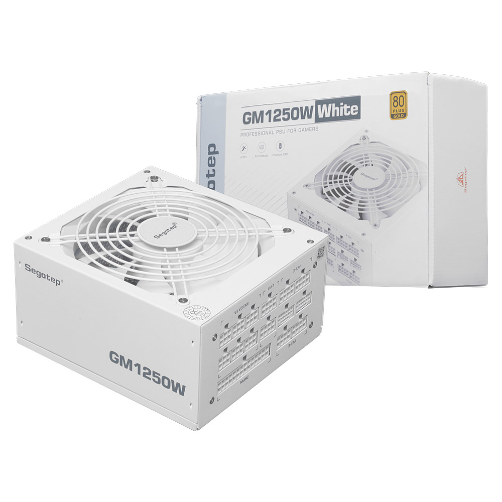 Segotep  GM1250W 80PLUS골드 풀모듈러 ATX3.1 화이트
