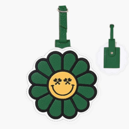 플라워 네임택 그린