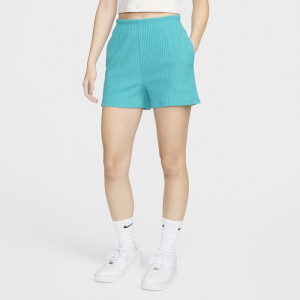 나이키  칠 니트 하이웨스트 슬림 리브 반바지 FN3675-345