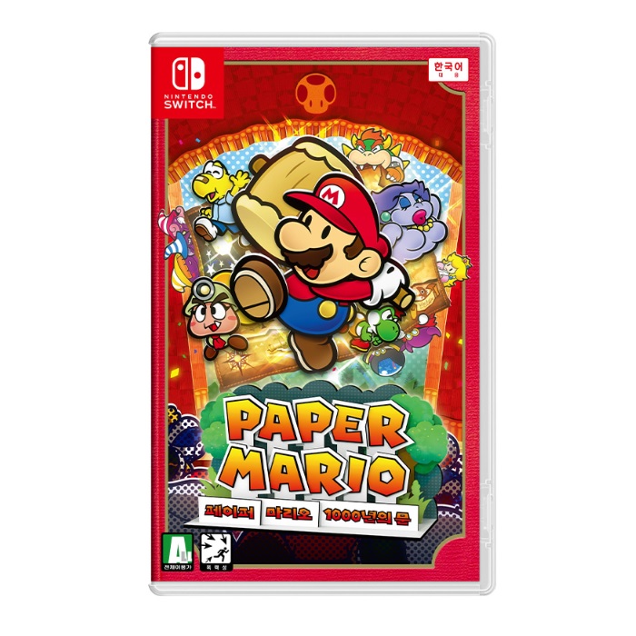 Nintendo  페이퍼 마리오 1000년의 문 한글판