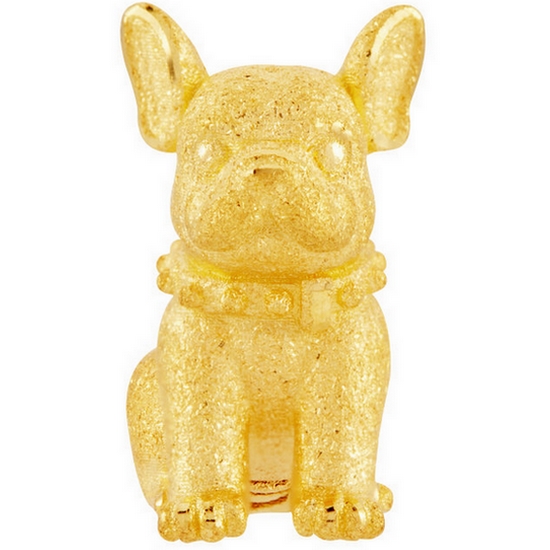 한국금거래소  반려동물 불독 강아지 미니 피규어 3g