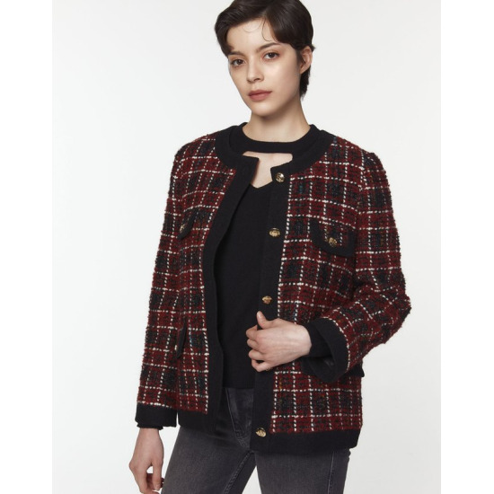 라움우먼 ANINE BING 포켓 울혼방 트위드자켓 CWJA3F494R3
