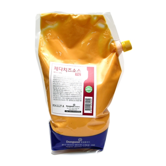 동원홈푸드 체다치즈소스 2kg