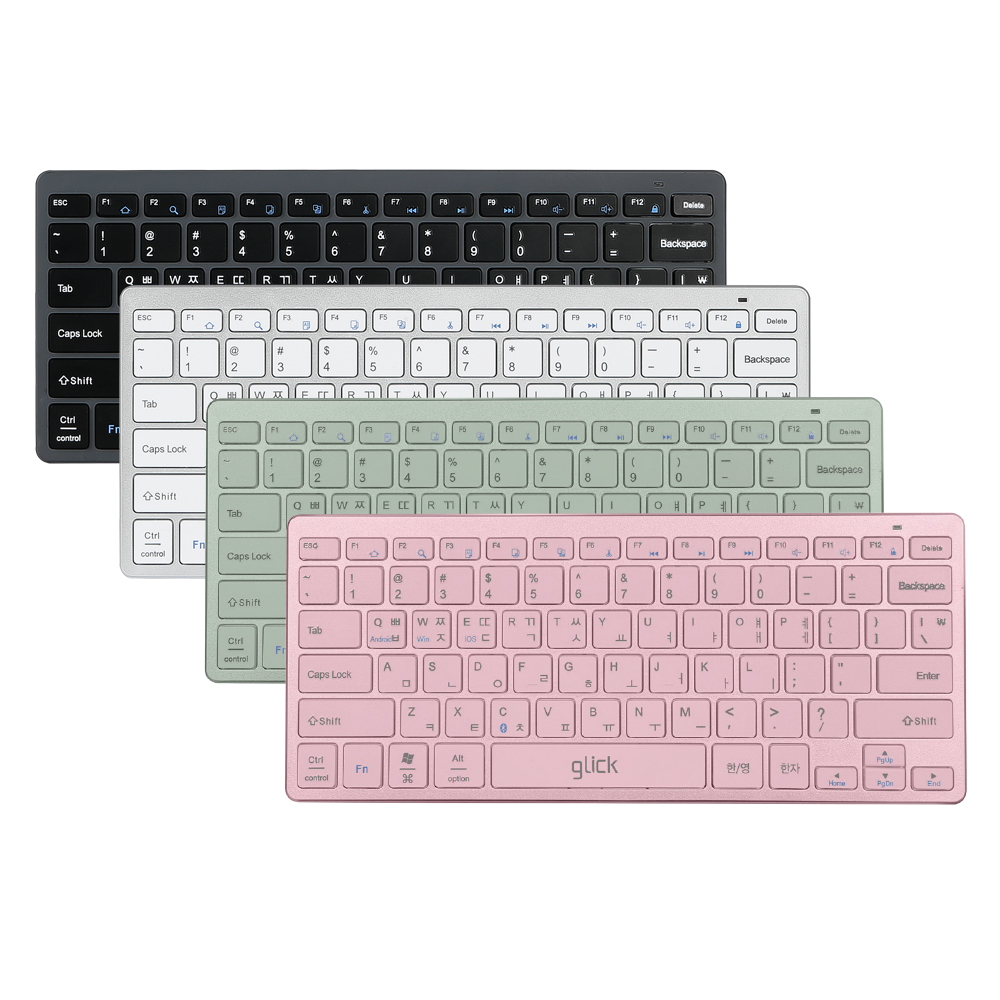 지클릭커  OFFICEPRO 움직이는 마카롱 슬림 라이트 무선 블루투스