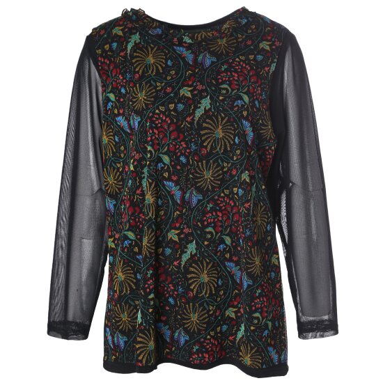 몬테밀라노 여성 소매시스루 매쉬 블라우스 MK406B2953