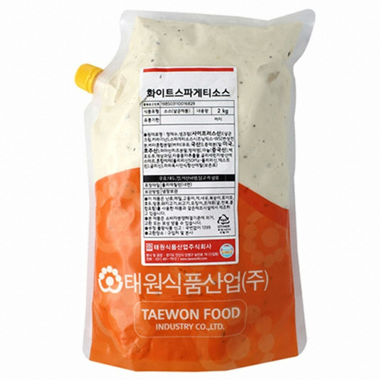 태원식품 화이트 스파게티 소스 2kg[1개]