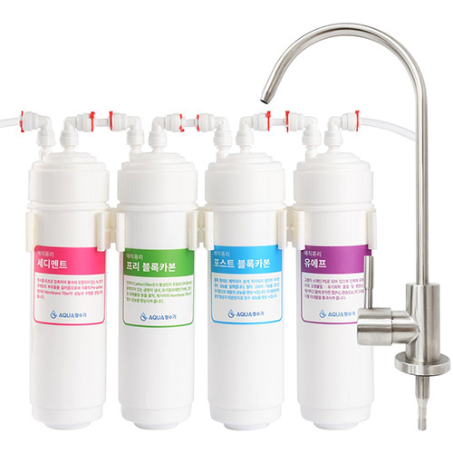 아쿠아  매직퓨리 언더싱크정수기 DIY 싱크대 조리수