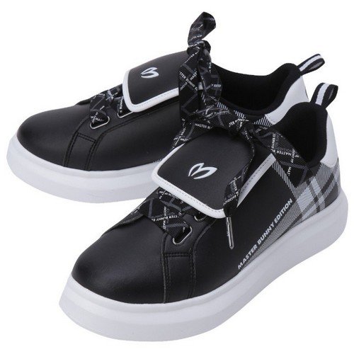 마스터바니에디션  체크배색 스니커즈 키높이 골프화 421D1SE111_BK