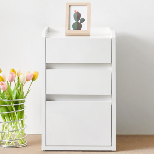 E스마트 와이즈 3단 틈새 보조서랍 책상서랍장 350