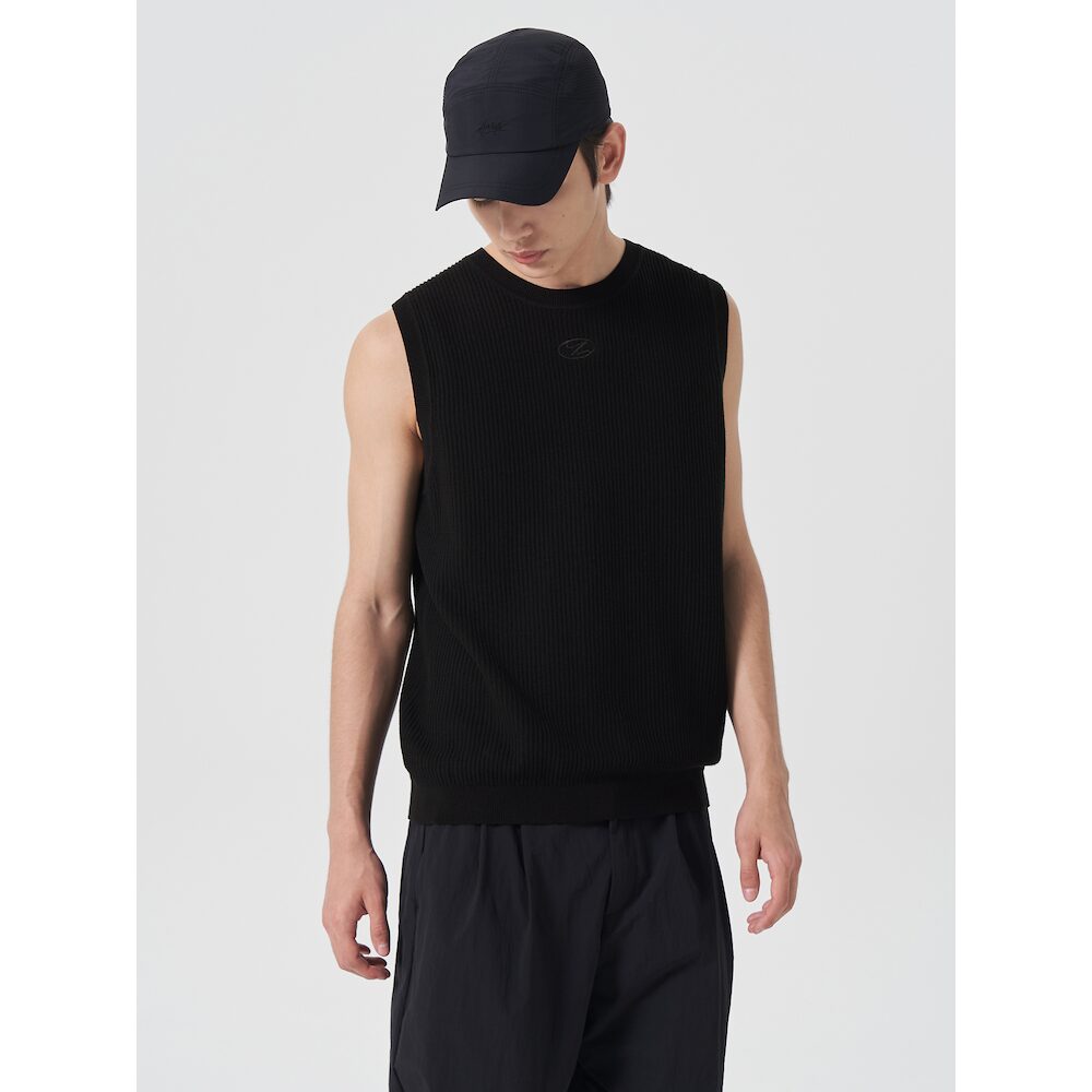 에잇세컨즈 라운드 로고 베스트 214451BY25