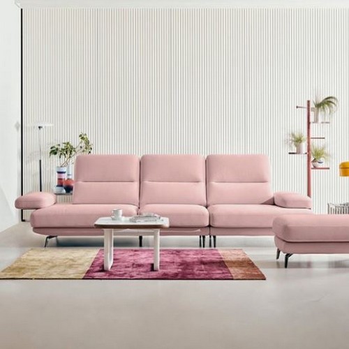 에싸 카디스 컴팩트 카시미라 패브릭 소파 4인용