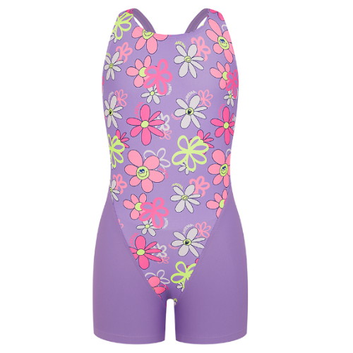 아레나  여아 플라워 팡팡 아동 3부 반신 레이서백 A4SG1GL12VIO