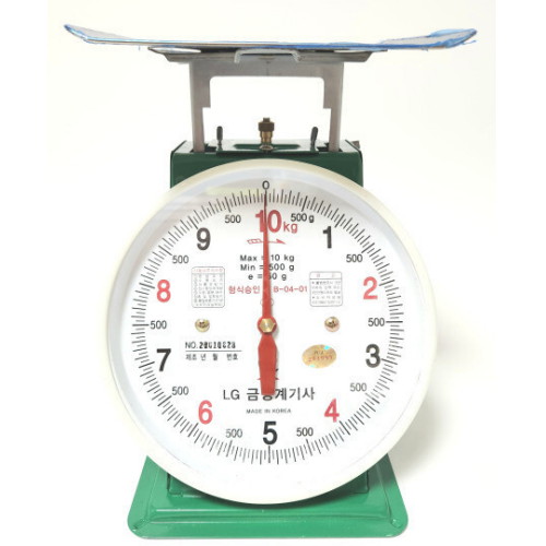 LG금성계기사 접시저울