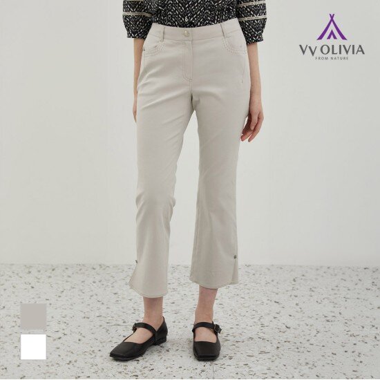올리비아로렌 여성 부츠컷 팬츠 VVCDL4M4171