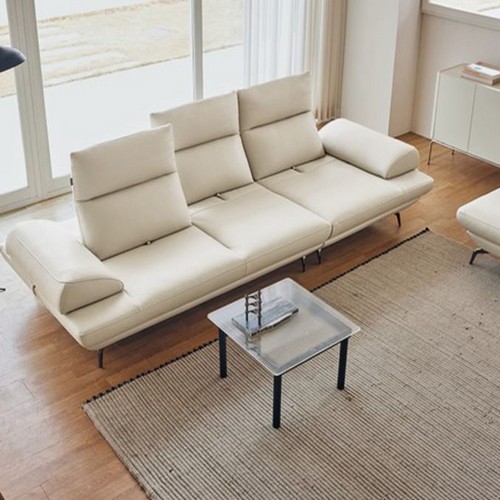 자코모 드몽드 스윙 기능성 럭스 천연통가죽 소파 4인용