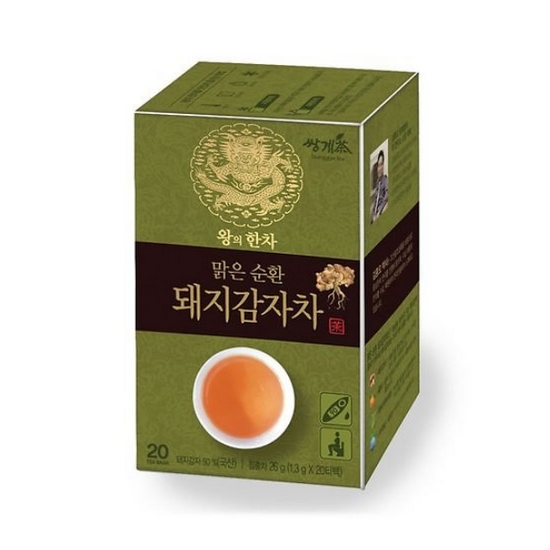 쌍계명차 왕의한차 맑은 순환 돼지감자차 20티백 [1개]