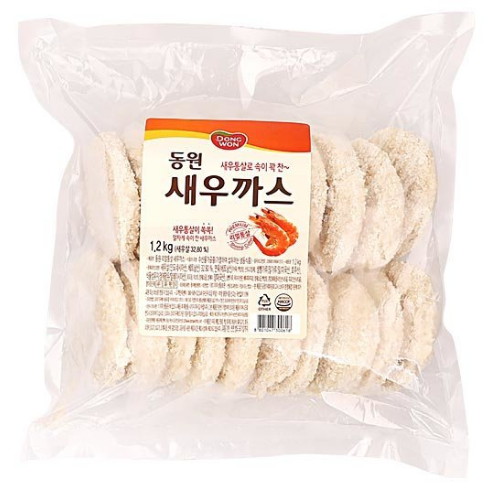 동원F&B 리얼 통살 새우까스 1.2kg [1개]