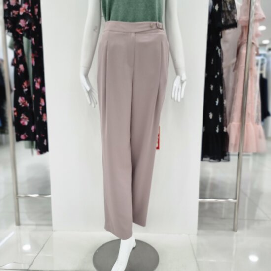 꼼빠니아 핀턱 단추포인트 와이드 팬츠 CAEU5-WPL210