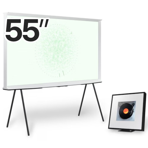 삼성전자 더 세리프 KQ55LSD01AFXKR + 뮤직 프레임 HW-LS60D