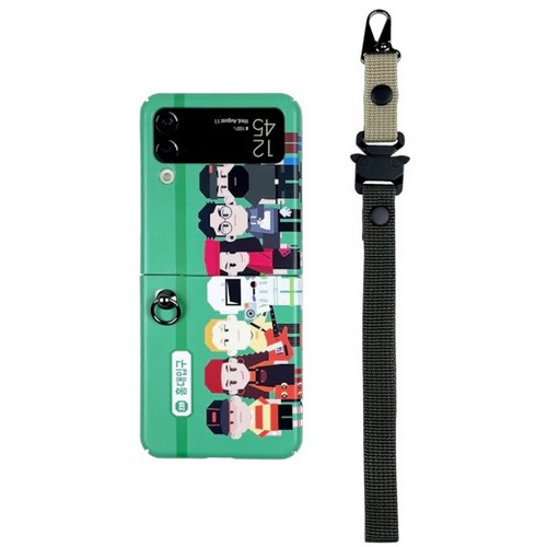 알럽스킨  갤럭시Z 플립3 홍대피플 무광 하드 커버 M3DC-1F7110261