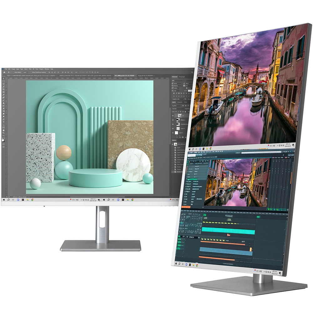 크로스오버  듀얼뷰 28UDP4K UHD 75 PD65
