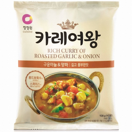 대상 청정원 카레여왕 구운마늘&양파 108g