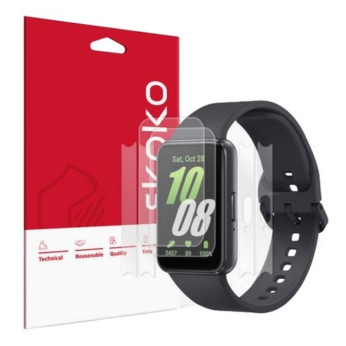 스코코  갤럭시 핏3 풀커버 액정보호필름 2매