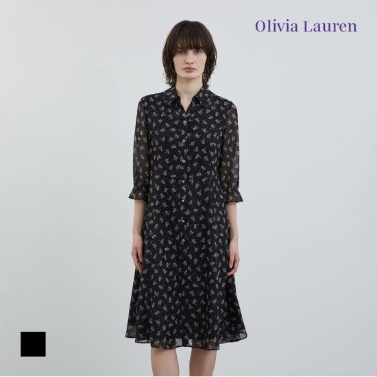 올리비아로렌 여성 메탈사믹스쉬폰프린트원피스 VOCOA4M4311