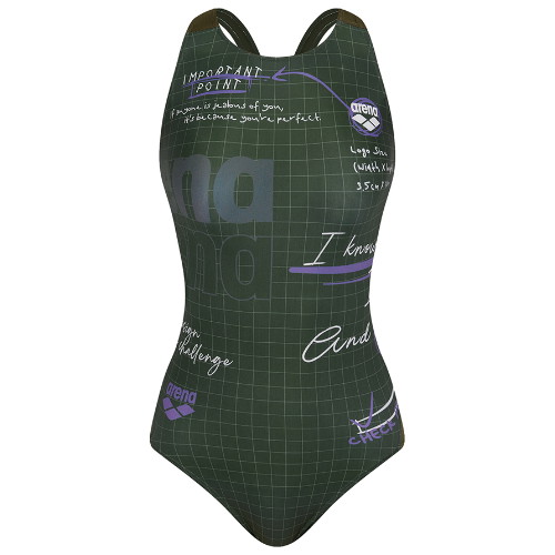 아레나  여성 파이 선수 원피스 레이서백 A4SL1CO11KHA