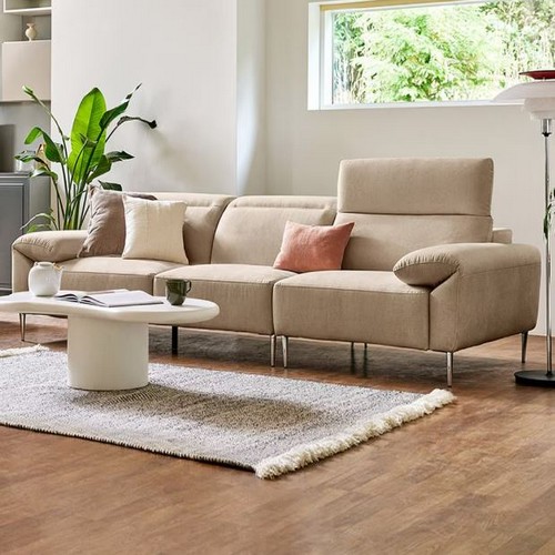 자코모 헤일로 기능성 젠위브 패브릭 소파 3.5인용