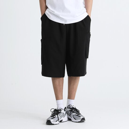 MNC 7부 와이드 카고반바지 MDSP223DB