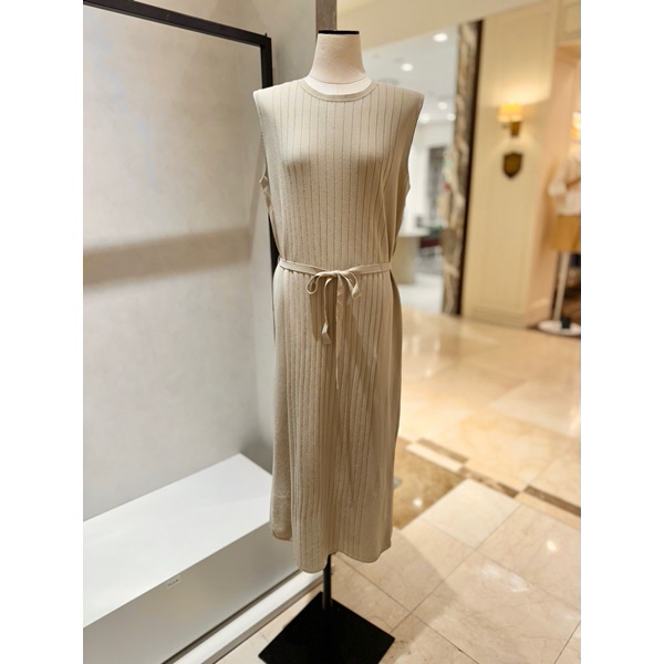 쉬즈미스 여성 리브드 슬리브리스 니트 원피스 SSKOPO22020