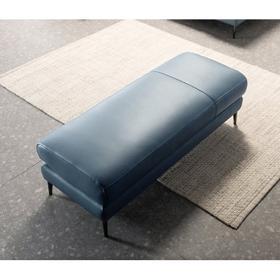 자코모 스위치 천연면피 가죽 벤치 스툴