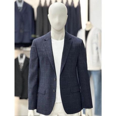 바쏘옴므 체크 스트레치 스판 캐주얼 콤비 자켓 WSY2JS52A