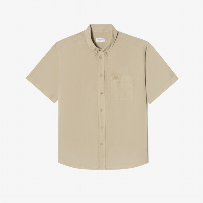 라코스테 SUMMER PACK 포플린 반팔 셔츠_CH0745-54G IT5