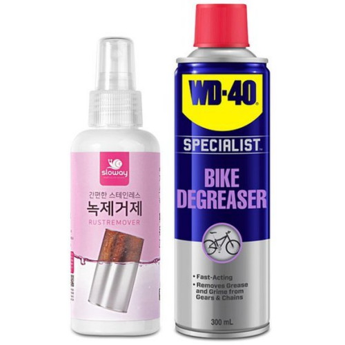 슬로웨이  스테인리스 녹제거제 150ml + WD40 디그리서 300ml