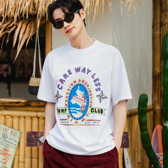 앨빈클로 MIAMI SURF CLUB 오버핏 반팔티 AST-4537