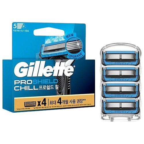 질레트  2024 프로쉴드 칠 면도날