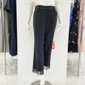 꼼빠니아 밑단 프릴 뒷밴딩 부츠컷 팬츠 CAEU5-WPL490