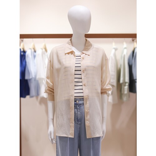 리스트 린넨 오버핏 셔츠 TWWSTO62580
