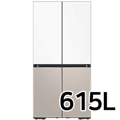 삼성전자 비스포크 키친핏 새틴 RF60C9012 (화이트+베이지)