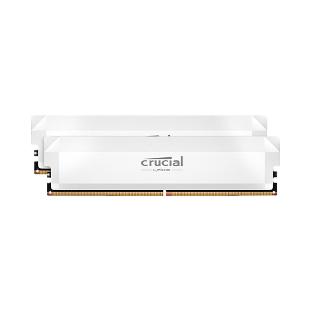마이크론 Crucial DDR5-6000 CL36 PRO Overclocking White 패키지 대원씨티에스 [32GB(16Gx2)]